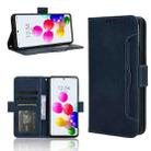 For ZTE Anshin Family Skin Feel Calf Texture Card Slots Leather Phone Case(Blue) - 1