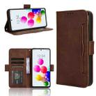 For ZTE Anshin Family Skin Feel Calf Texture Card Slots Leather Phone Case(Brown) - 1