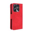 For ZTE Blade A75 4G Skin Feel Calf Texture Card Slots Leather Phone Case(Red) - 3