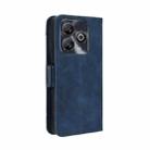 For ZTE Blade A75 4G Skin Feel Calf Texture Card Slots Leather Phone Case(Blue) - 3