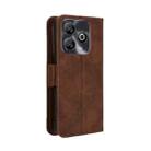 For ZTE Blade A75 4G Skin Feel Calf Texture Card Slots Leather Phone Case(Brown) - 3