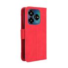 For ZTE Blade V60 Design Skin Feel Calf Texture Card Slots Leather Phone Case(Red) - 3