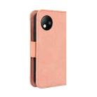 For ZTE Blade A35 Lite Skin Feel Calf Texture Card Slots Leather Phone Case(Pink) - 3