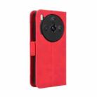 For ZTE nubia Z60S Pro Skin Feel Calf Texture Card Slots Leather Phone Case(Red) - 3