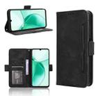 For ZTE Blade A35 Skin Feel Calf Texture Card Slots Leather Phone Case(Black) - 1