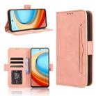 For ZTE Blade A75 5G Skin Feel Calf Texture Card Slots Leather Phone Case(Pink) - 1