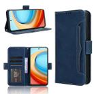 For ZTE Blade A75 5G Skin Feel Calf Texture Card Slots Leather Phone Case(Blue) - 1