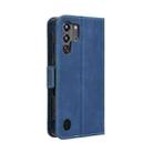 For ZTE nubia Red Magic 10 Pro / 10 Pro+ Skin Feel Calf Texture Card Slots Leather Phone Case(Blue) - 3