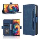 For ZTE Blade V70 4G Skin Feel Calf Texture Card Slots Leather Phone Case(Blue) - 1