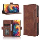 For ZTE Blade V70 4G Skin Feel Calf Texture Card Slots Leather Phone Case(Brown) - 1