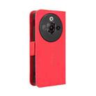 For ZTE nubia Focus Pro 5G Skin Feel Calf Texture Card Slots Leather Phone Case(Red) - 3