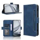For ZTE nubia Focus Pro 5G Skin Feel Calf Texture Card Slots Leather Phone Case(Blue) - 1