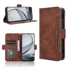 For ZTE nubia Focus Pro 5G Skin Feel Calf Texture Card Slots Leather Phone Case(Brown) - 1