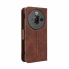 For ZTE nubia Focus Pro 5G Skin Feel Calf Texture Card Slots Leather Phone Case(Brown) - 3