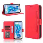 For ZTE nubia S 5G A403ZT Skin Feel Calf Texture Card Slots Leather Phone Case(Red) - 1