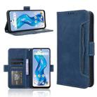 For ZTE nubia S 5G A403ZT Skin Feel Calf Texture Card Slots Leather Phone Case(Blue) - 1