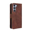 For ZTE nubia S 5G A403ZT Skin Feel Calf Texture Card Slots Leather Phone Case(Brown) - 3