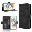 For ZTE nubia Z70 Ultra Skin Feel Calf Texture Card Slots Leather Phone Case(Black) - 1