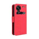 For ZTE nubia Z70 Ultra Skin Feel Calf Texture Card Slots Leather Phone Case(Red) - 3