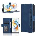 For ZTE nubia Z70 Ultra Skin Feel Calf Texture Card Slots Leather Phone Case(Blue) - 1