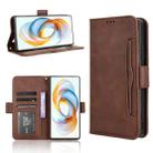 For ZTE nubia Z70 Ultra Skin Feel Calf Texture Card Slots Leather Phone Case(Brown) - 1
