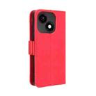 For ZTE Blade A35e Z2466 Skin Feel Calf Texture Card Slots Leather Phone Case(Red) - 3