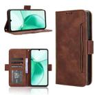 For ZTE Blade A35e Z2466 Skin Feel Calf Texture Card Slots Leather Phone Case(Brown) - 1