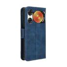 For ZTE nubia Music 2 Skin Feel Calf Texture Card Slots Leather Phone Case(Blue) - 3