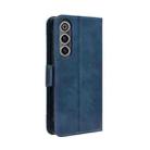 For ZTE nubia Red Magic 10 Air Skin Feel Calf Texture Card Slots Leather Phone Case(Blue) - 3