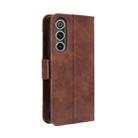 For ZTE nubia Red Magic 10 Air Skin Feel Calf Texture Card Slots Leather Phone Case(Brown) - 3