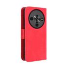 For ZTE Blade A76 5G Skin Feel Calf Texture Card Slots Leather Phone Case(Red) - 3