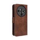 For ZTE Blade A76 5G Skin Feel Calf Texture Card Slots Leather Phone Case(Brown) - 3