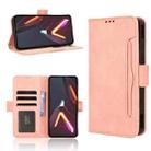 For ZTE nubia Neo 3 GT 5G Skin Feel Calf Texture Card Slots Leather Phone Case(Pink) - 1