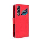 For ZTE nubia Neo 3 GT 5G Skin Feel Calf Texture Card Slots Leather Phone Case(Red) - 3