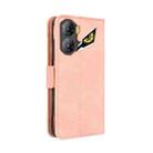 For ZTE nubia Neo 3 5G Skin Feel Calf Texture Card Slots Leather Phone Case(Pink) - 3