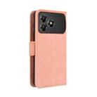 For ZTE Blade A36 4G Skin Feel Calf Texture Card Slots Leather Phone Case(Pink) - 3