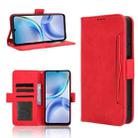 For ZTE Blade A36 4G Skin Feel Calf Texture Card Slots Leather Phone Case(Red) - 1