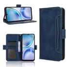 For ZTE Blade A36 4G Skin Feel Calf Texture Card Slots Leather Phone Case(Blue) - 1