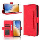 For ZTE Blade A56 4G Skin Feel Calf Texture Card Slots Leather Phone Case(Red) - 1