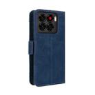 For ZTE Blade A56 4G Skin Feel Calf Texture Card Slots Leather Phone Case(Blue) - 3