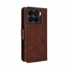For ZTE Blade A56 4G Skin Feel Calf Texture Card Slots Leather Phone Case(Brown) - 3