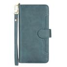 For Motorola Moto G52J 5G Litchi Texture Zipper Leather Phone Case(Green) - 2