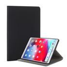 For iPad Air (2019) TPU Electric Pressed Horizontal Flip Leather Case with Holder(Black) - 1