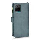 For vivo Y21 2021 / Y21s / Y33 Litchi Texture Zipper Leather Phone Case(Green) - 3
