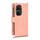 For ASUS Zenfone 10 / 9 Litchi Texture Zipper Leather Phone Case(Pink) - 3