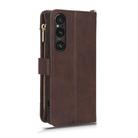 For Sony Xperia 1Ⅴ Litchi Texture Zipper Leather Phone Case(Brown) - 3