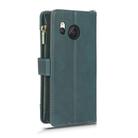 For Sharp Aquos R8 Litchi Texture Zipper Leather Phone Case(Green) - 3