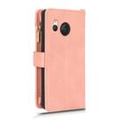For Sharp Aquos R8 Litchi Texture Zipper Leather Phone Case(Pink) - 3