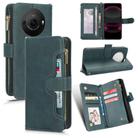 For Sharp Aquos R8 Pro / Leica Leitz Phone 3 Litchi Texture Zipper Leather Phone Case(Green) - 1