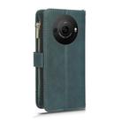For Sharp Aquos R8 Pro / Leica Leitz Phone 3 Litchi Texture Zipper Leather Phone Case(Green) - 3